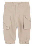 Cargo per neonato Kenzo Kids beige con logo ricamato K61288 249 KENZO KIDS 