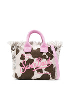 Borsa Vanity Mini MC2 Saint Barth animalier con manici rosa VAMI001 00327L MC2 ST. BARTH KIDS 