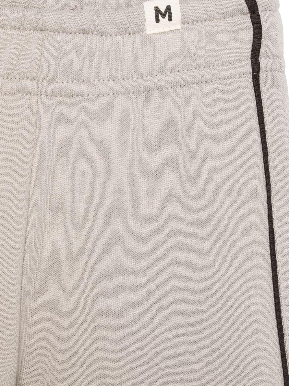 Pantaloni sportivi per neonato Mini Rodini grigio con applicazione con logo 2513012397NB GREY MINI RODINI 