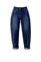 Jeans per bambina Monnalisa x Hello Kitty in denim con applicazione 19G400 7015 0055 MONNALISA 