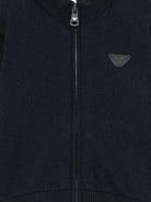 Cardigan per neonato Emporio Armani Kids bli navy con logo applicato sul petto EB000447 AF28773 UB118 EMPORIO ARMANI KIDS 