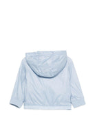 Giubbino per neonati Emporio Armani Kids azzurro con design a pannelli EB001155 AF21230 U9360 EMPORIO ARMANI KIDS 