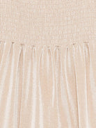 Abito per bambina MC2 Saint Barth Kids beige con orlo elasticizzato MKI0001 00075L MC2 ST. BARTH KIDS 
