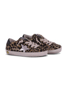 Sneakers per bambina Golden Goose Kids Super-star Classic With List marrone leopardate F00101F008025 55731 GOLDEN GOOSE KIDS 
