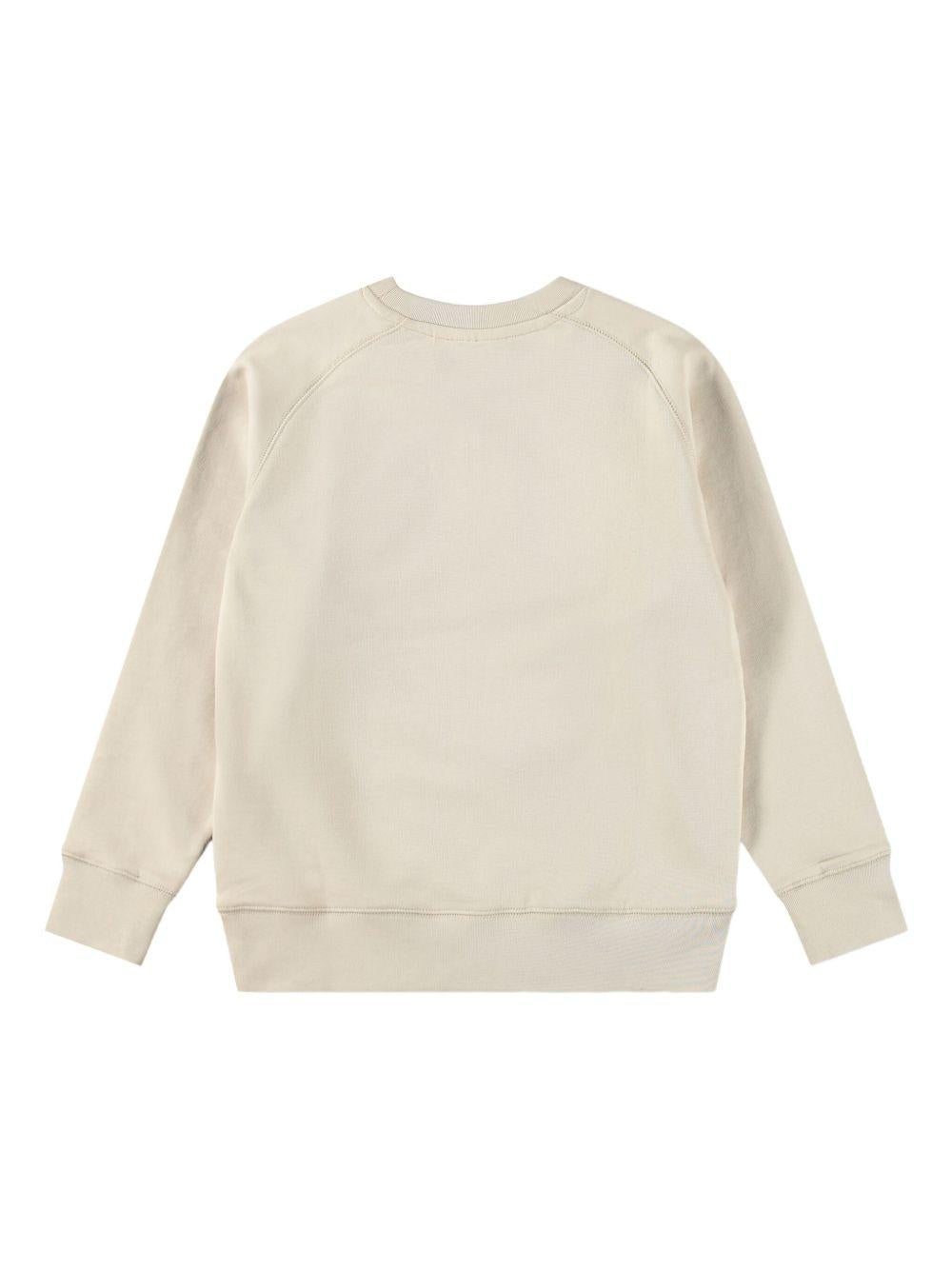 Felpa Mike per bambino Molo beige con stampa smile 6S26J201 8894 MOLO KIDS 