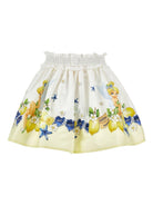 Gonna Tinker Bell per bambina Monnalisa x Disney multicolore con stampa grafica all-over 11G705 7626 9914 MONNALISA KIDS 