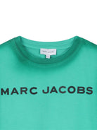 T-shirt per bambino The Marc Jacobs Kids verde con dettaglio logo W60769 73D THE MARC JACOBS KIDS 