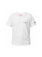 T-shirt per bambino MC2 Saint Barth Kids x Porsche bianca con stampa grafica Porsche PRL0001 00752L MC2 ST. BARTH KIDS 