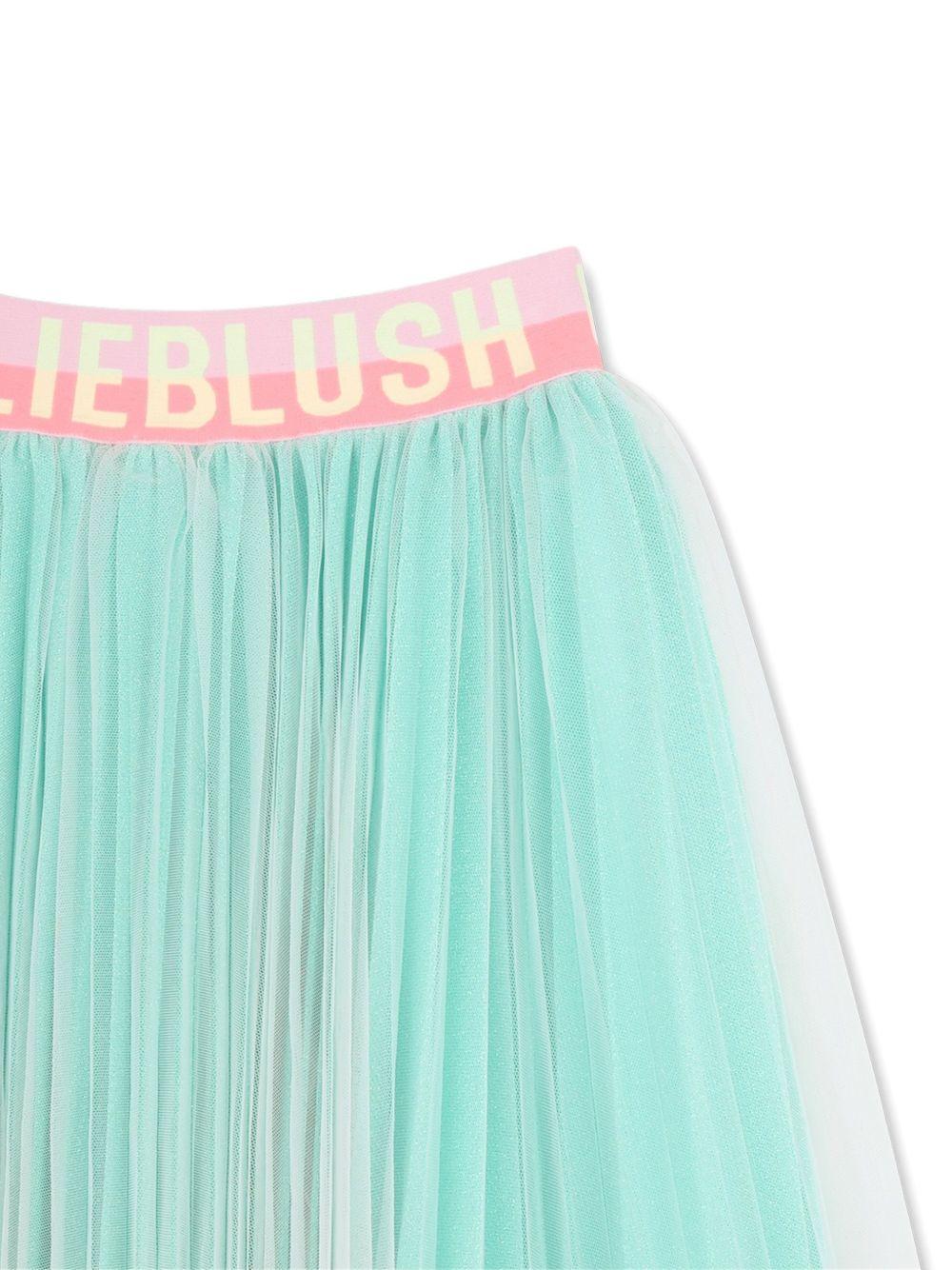 Gonna per bambina Billieblush azzurra con design plissettato U21868 68M BILLIEBLUSH KIDS 