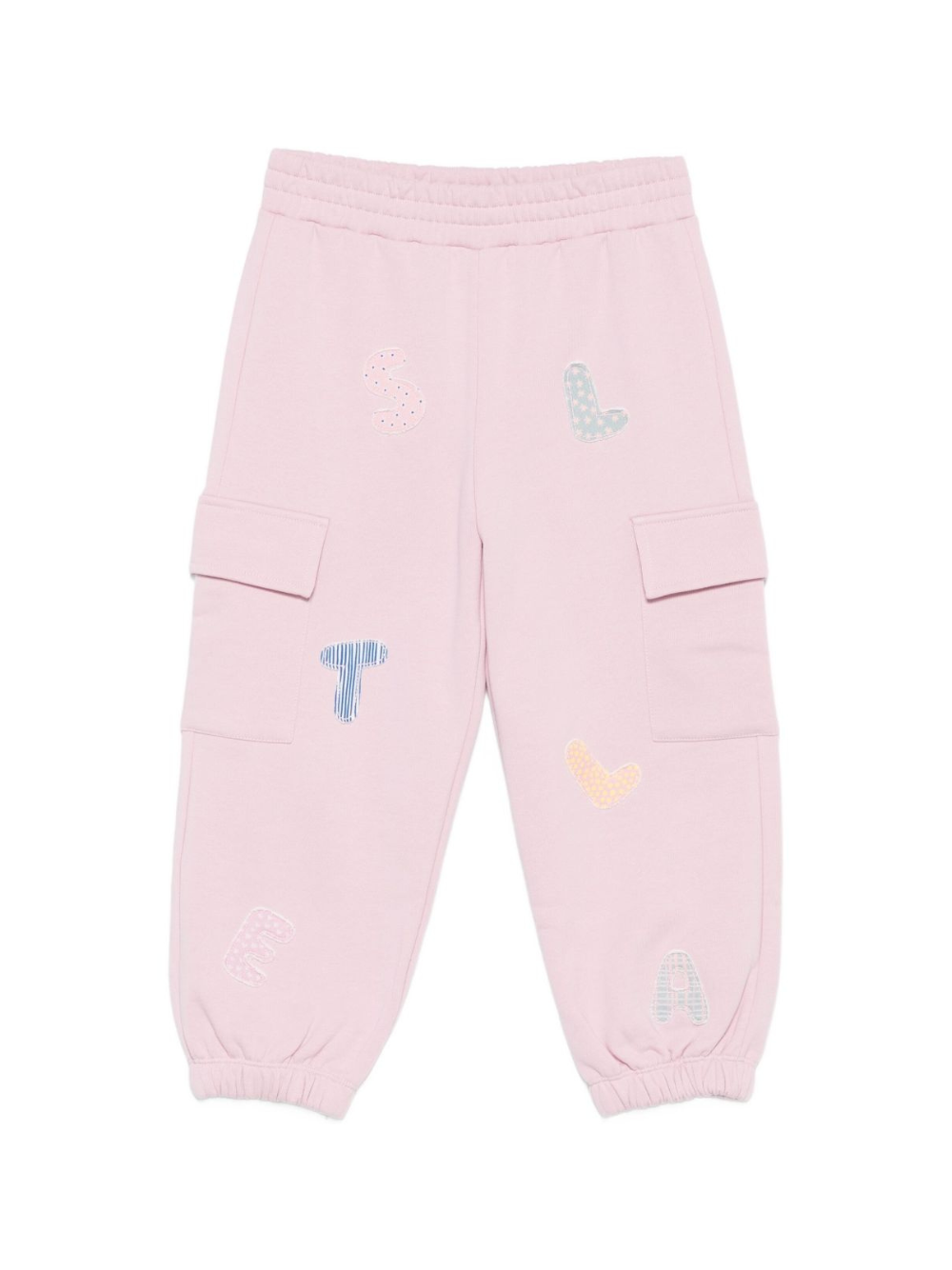 Pantaloni sportivi per bambina Stella McCartney Kids rosa con tasche cargo TX6B30 Z3059 568 STELLA McCARTNEY KIDS 