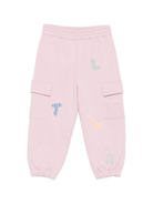 Pantaloni sportivi per bambina Stella McCartney Kids rosa con tasche cargo TX6B30 Z3059 568 STELLA McCARTNEY KIDS 