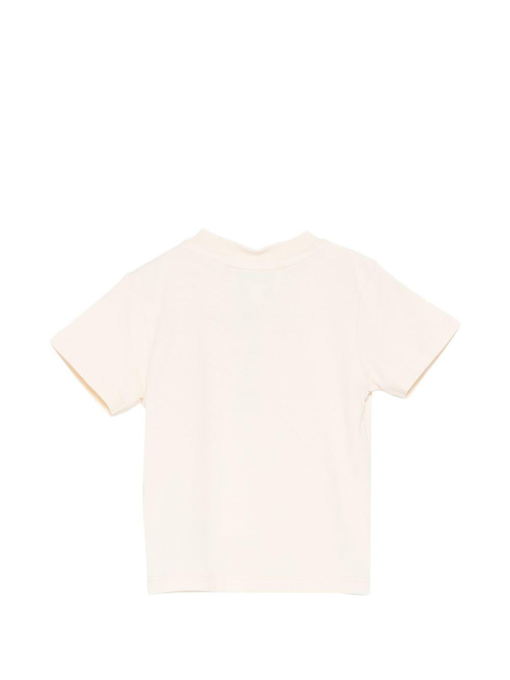 T-shirt per neonato Kenzo Kids beige con stampa a tigre K61718 208 KENZO KIDS 