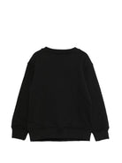 Felpa per bambino Moschino Kids nera con taschino HUF09PLCA86 60100 MOSCHINO KIDS 