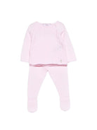 Set quattro pezzi per neonata Paz Rodriguez rosa lavorato a maglia 303-123189 37 PaZ RODRIGUEZ KIDS 