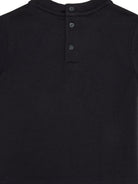 T-shirt per neonato Emporio Armani Kids blu scuro con logo aquila EB000419 AF15013 MB250 EMPORIO ARMANI KIDS 