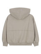 Felpa per bambina Chloé Kids grigia con zip e cappuccio C20637 63A CHLOE' KIDS 
