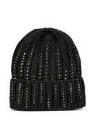 Cappello per bambina Monnalisa Kids nero con decorazioni con strass 17H004 8064 0050 MONNALISA KIDS 