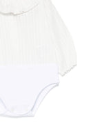 Tutina per neonata La Stupenderia bianca con decorazione a petali 1CBCT04 X30C42 LA STUPENDERIA 