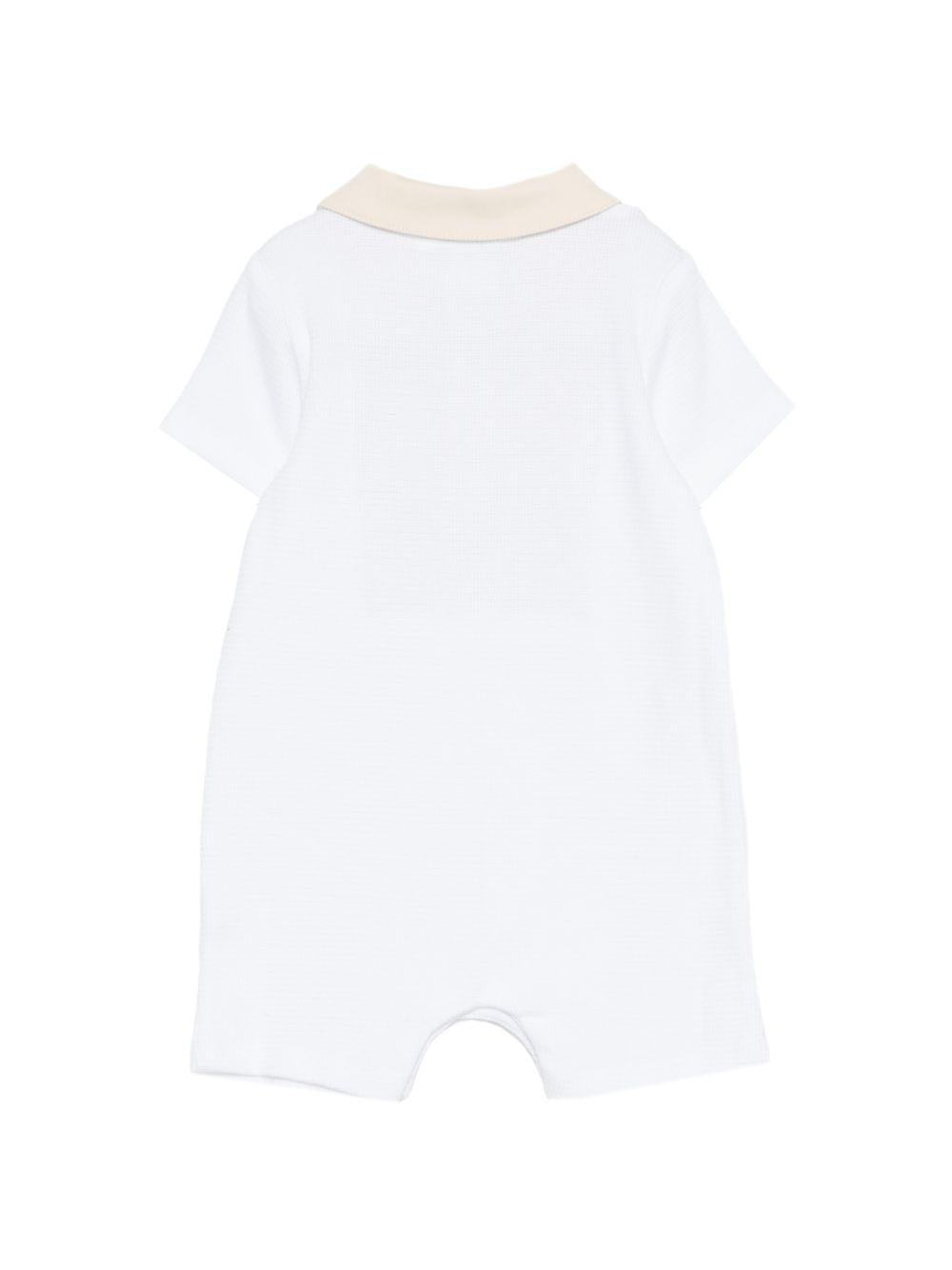 Tutina per neonato Boss Kids bianca con colletto polo J53031 10P BOSS KIDS 