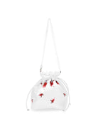 Borsa per bambina Monnalisa bianca con stampa a fiori 79G001 7066 0001 MONNALISA KIDS 