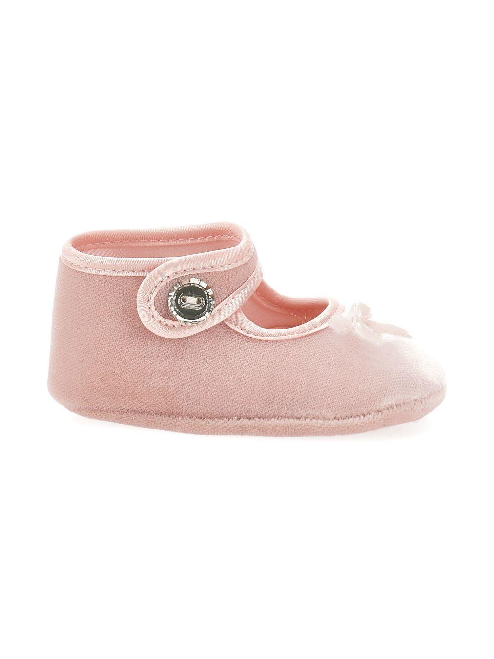 Ballerine per neonata Monnalisa rosa con cinturino Mary Jane 73F003 6803 0092 MONNALISA 