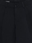Pantaloni per bambino Emporio Armani Kids blu con dettagli plissettati EB000903 AF21040 UB109 EMPORIO ARMANI KIDS 