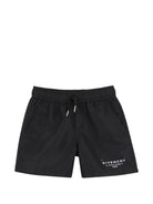 Costume da bagno per bambino Givenchy Kids nero con coulisse H31078 09B GIVENCHY KIDS 