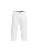 Pantaloni per bambino Roberto Cavalli Kids bianco con placca con logo CBP26002PA WHITE ROBERTO CAVALLI KIDS 