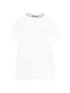 T-shirt per bambino Gucci Kids bianca con logo sul colletto 805405XJHNL 9024 GUCCI KIDS 