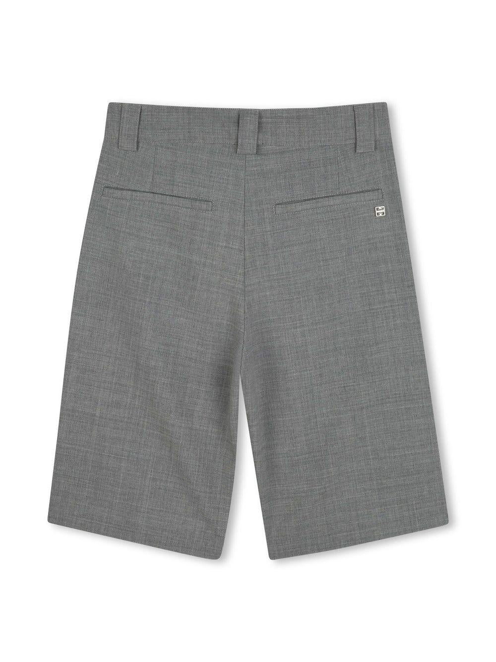 Shorts Ceremony per bambino Givenchy Kids grigio con passanti H30712 A47 GIVENCHY KIDS 