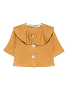 Cardigan per neonata La Stupenderia giallo con colletto arricciato 1TCGC22 M18 LA STUPENDERIA 