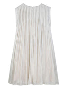 Abito per bambina Michael Kors Kids bianco plissettato R30591 Z99 MICHAEL KORS KIDS 