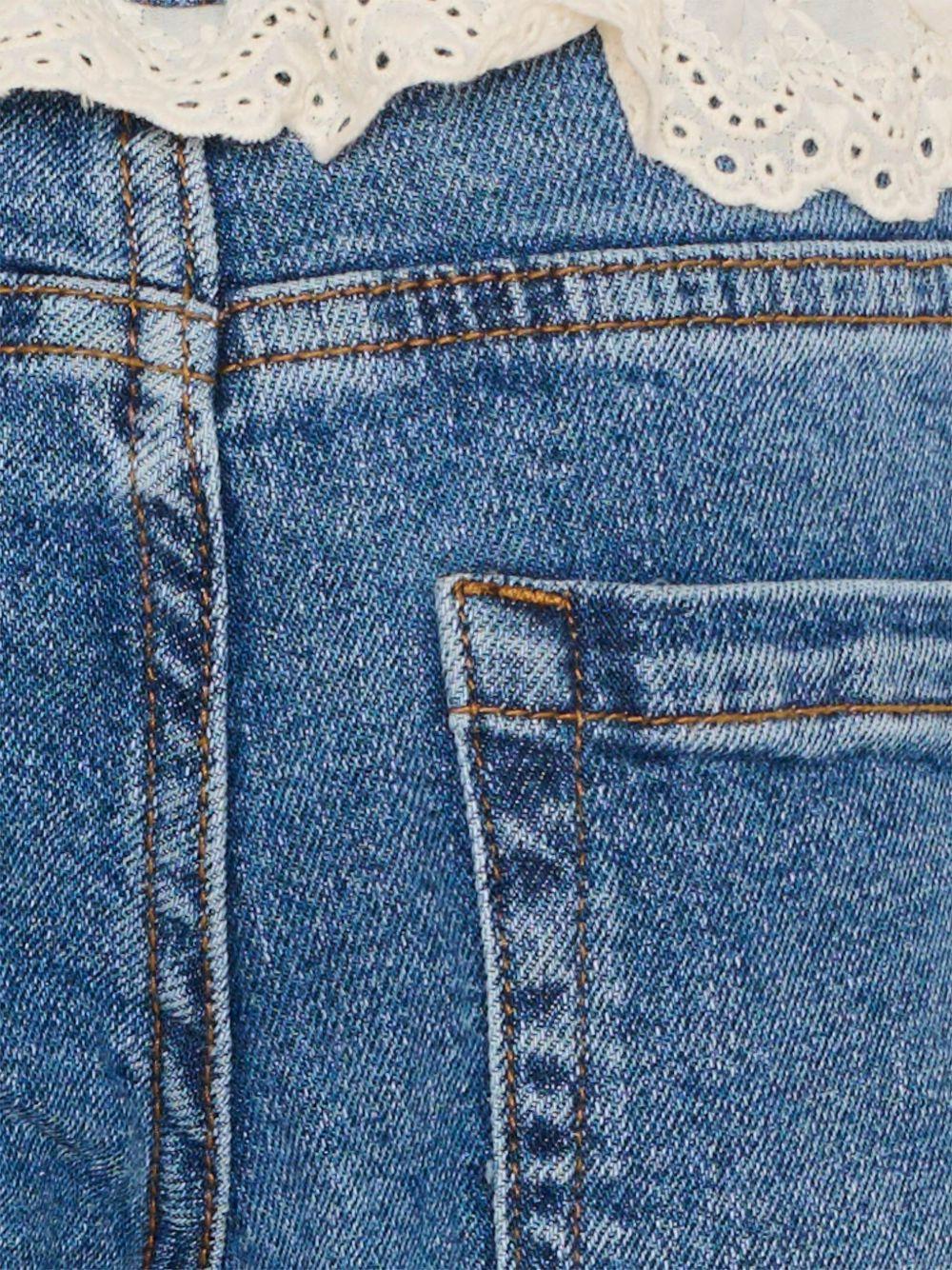 Jeans per bambina Molo blu con dettaglio con occhielli 2S26I110 9478 MOLO KIDS 