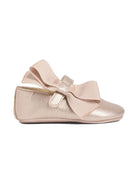 Ballerine per neonata Bonpoint oro rosa con fiocco grande W05NSOL00001 032R BONPOINT 