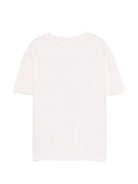 T-shirt per bambina Palm Angels Kids rosa con stampa Teddy sul davanti PGAA002S26JER007 042 PALM ANGELS KIDS 