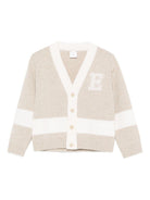 Cardigan per bambino Eleventy Kids beige con scollo a V EX9P60 W0174 116AV ELEVENTY KIDS 