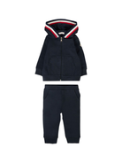 Tuta sportiva per neonato Moncler Enfant blu con cappuccio K29518M0000789AM3 778 MONCLER ENFANT 