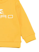 Felpa per neonati Etro Kids gialla con stampa logo sul davanti GY4530 Z3183 216 ETRO KIDS 