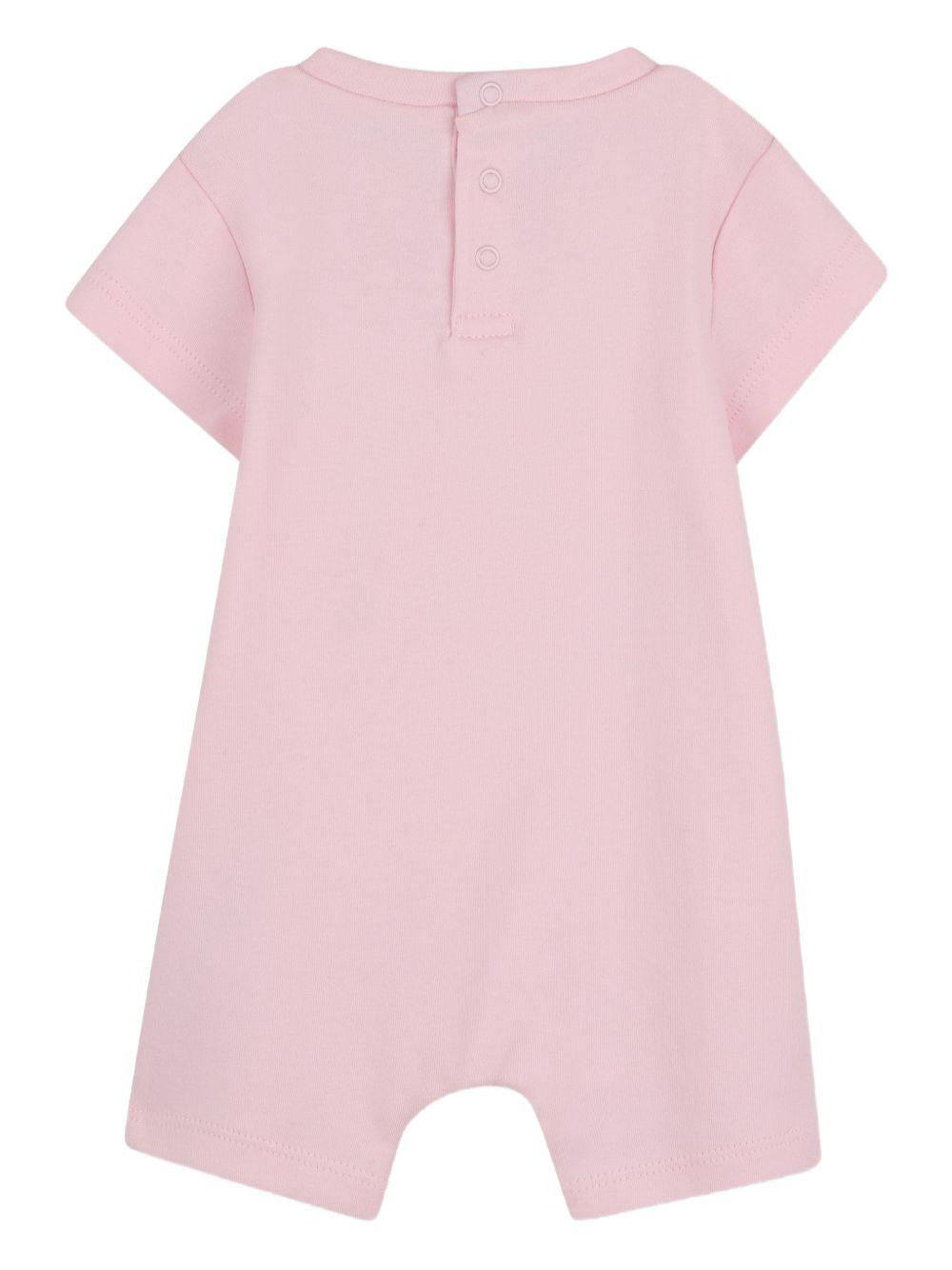 Tutina per neonata The Marc Jacobs Kids rosa con stampa grafica sul davanti W60807 475 THE MARC JACOBS KIDS 