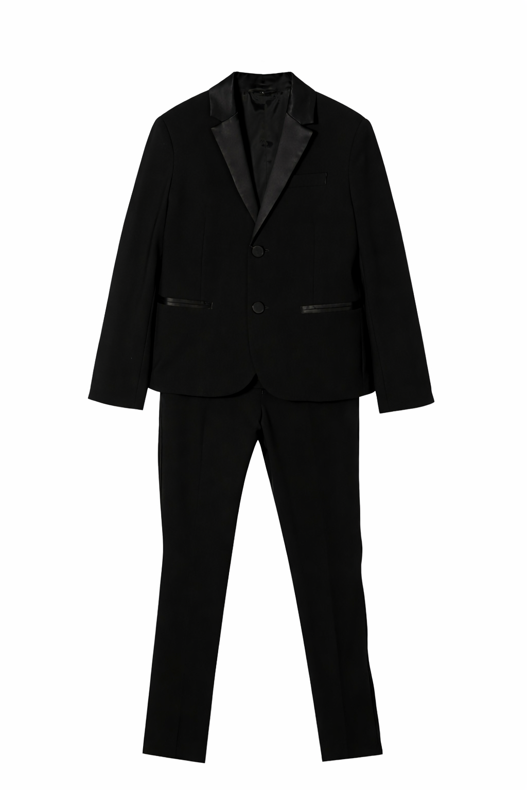 Completo due pezzi per bambino Emporio Armani Kids nero con taglio straight 6H4VJ8 4N3FZ 0999 EMPORIO ARMANI KIDS 