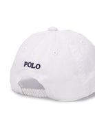 Cappello da baseball per neonato Polo Ralph Lauren Kids bianco con caratteristico motivo Polo Pony 320552489 001 Ralph Lauren kids 