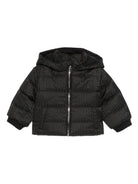 Giubbino per neonato Balmain Kids nero con design trapuntato BX2530 B0092 930 BALMAIN KIDS 