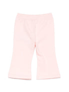 Pantaloni per neonata Moschino Kids rosa con motivo Teddy Bear MDP03NLDA63 50209 MOSCHINO KIDS 