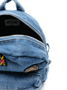 Zaino per bambini Moschino Kids denim con toppe ricamate MUX05RL0E34 40646 MOSCHINO KIDS 