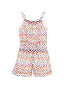 Tuta intera per bambina Missoni Kids multicolore con motivo a zigzag MYAA02 Q0107 999 MISSONI KIDS 