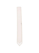 Cravatta per bambino Emporio Armani beige testurizzata EB000843 AF23748 F1018 EMPORIO ARMANI KIDS 