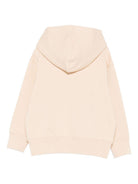 Felpa per bambina Palm Angels Kids beige con stampa Teddy e cappuccio PGBB015F25FLE003 613B PALM ANGELS KIDS 