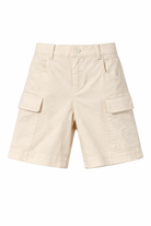 Shorts per bambino Etro Kids beige con applicazione logo sul retro GY6P49 G0064 105 ETRO KIDS 