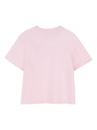 T-shirt per bambina The Marc Jacobs Kids rosa con stampa logo W60746 475 THE MARC JACOBS KIDS 