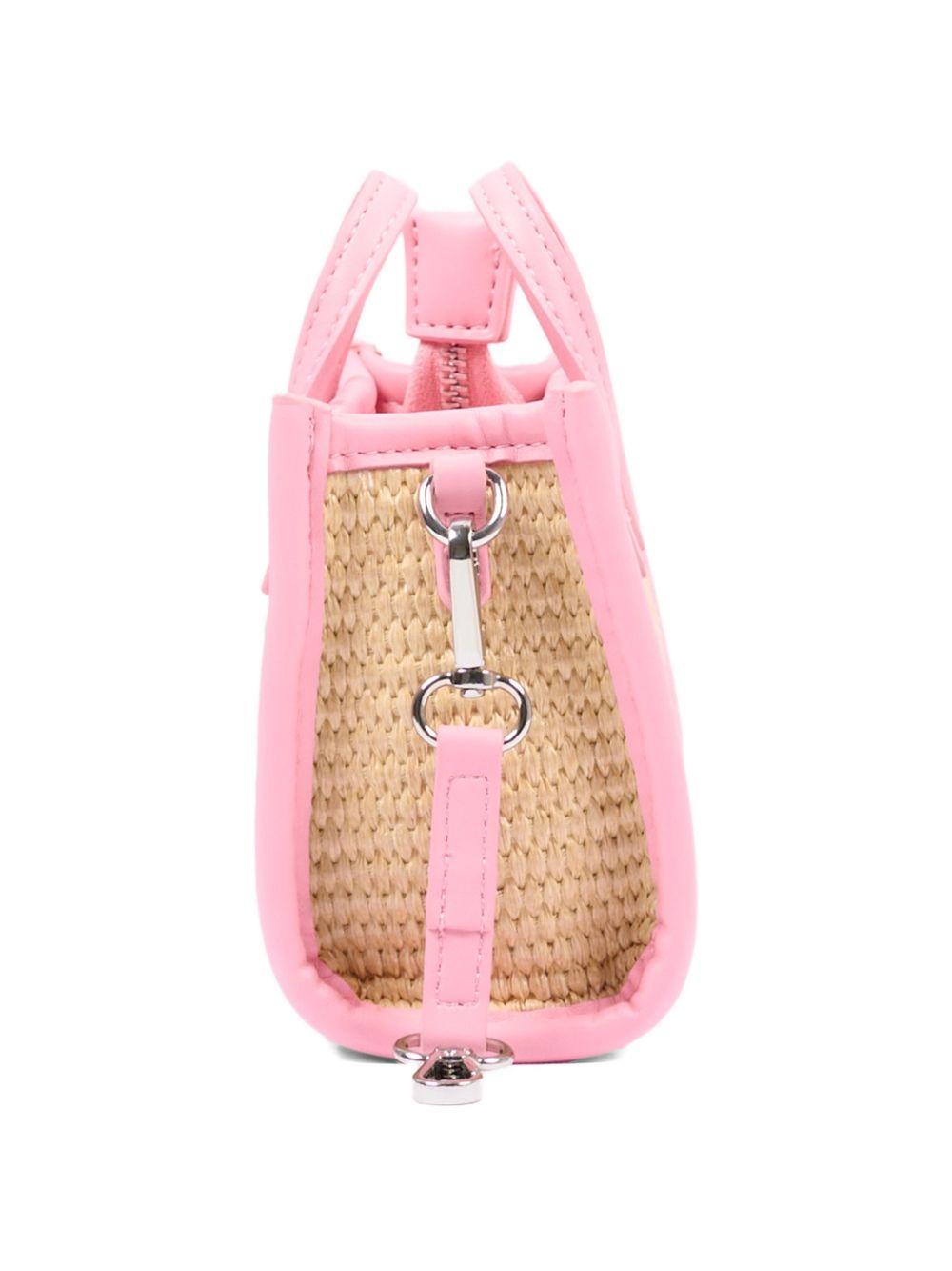 Borsa Vivian Micro MC2 Saint Barth beige con bordo a contrasto VIMS001 00415L MC2 ST. BARTH KIDS 